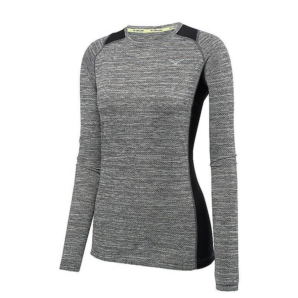 Sudaderas Mizuno Alpha Long Sleeve Mujer Negras Ofertas KBVC-65829